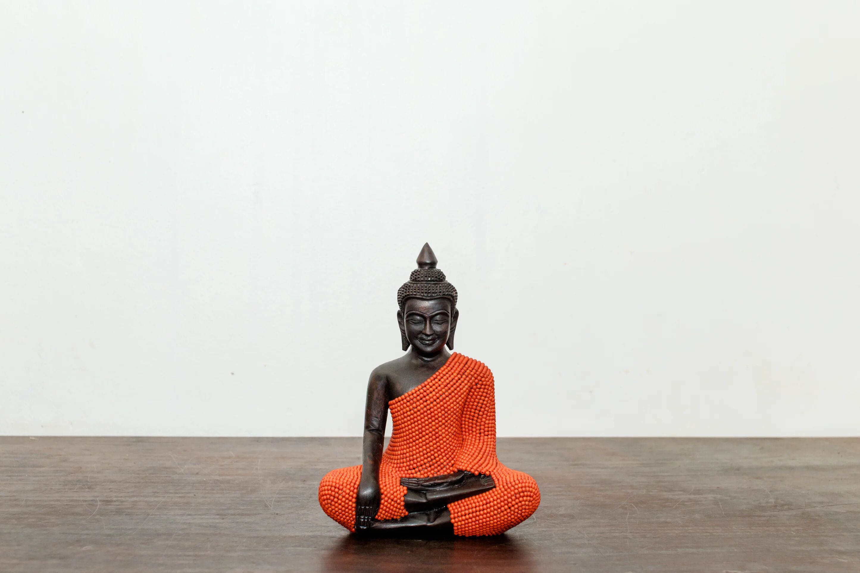 Wood Carving Buddhist Statue